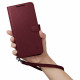 Raudonas dėklas Samsung Galaxy S23 Plus telefonui "Spigen Wallet S Plus"