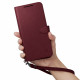 Raudonas dėklas Samsung Galaxy S23 telefonui "Spigen Wallet S Plus"