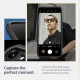 Matinis juodas dėklas Samsung Galaxy S23 telefonui "Caseology Parallax"