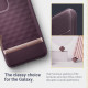 Raudonas dėklas Samsung Galaxy S23 telefonui "Caseology Parallax"