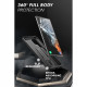 Juodas dėklas Samsung Galaxy S23 Ultra telefonui "Supcase Unicorn Beetle"