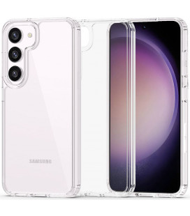 Skaidrus dėklas Samsung Galaxy S23 telefonui "Tech-Protect Flexair Hybrid"