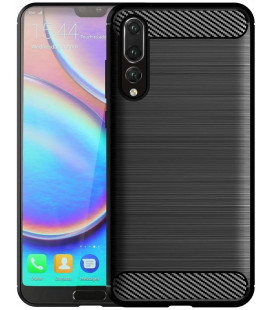 Juodas dėklas Huawei P20 Pro telefonui "Carbon"