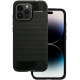 Juodas dėklas Apple iPhone 14 Pro Max telefonui "Carbon"