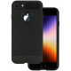 Juodas dėklas Apple iPhone 7 / 8 / SE 2020 / SE 2022 telefonui "Carbon"