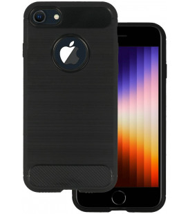 Juodas dėklas Apple iPhone 7 / 8 / SE 2020 / SE 2022 telefonui "Carbon"