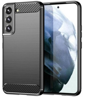 Juodas dėklas Samsung Galaxy S21 FE telefonui "Carbon"