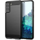 Juodas dėklas Samsung Galaxy S21 Plus telefonui "Carbon"