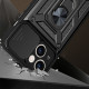 Juodas dėklas Apple iPhone 11 telefonui "Slide Camera Armor"