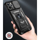 Juodas dėklas Apple iPhone 13 telefonui "Slide Camera Armor"
