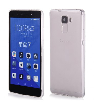 Skaidrus silikoninis dėklas Huawei Honor 7 telefonui "Clear"