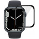 Apsauginis stikliukas Apple Watch 7 (45mm) laikrodžiui "Tempered Glass HARD PMMA Full Glue"