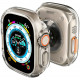 Skaidrus dėklas Apple Watch Ultra 1 / 2 / 3 / 4 (49mm) laikrodžiui "Spigen Thin Fit"