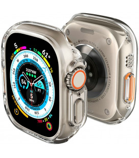 Skaidrus dėklas Apple Watch Ultra 1 / 2 / 3 / 4 (49mm) laikrodžiui "Spigen Thin Fit"