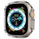 Skaidrus dėklas Apple Watch Ultra 1 / 2 / 3 / 4 (49mm) laikrodžiui "Spigen Thin Fit"