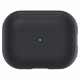Juodas dėklas Apple Airpods Pro 1 / 2 ausinėms "Spigen Silicone Fit Strap"
