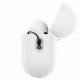 Baltas dėklas Apple Airpods Pro 1 / 2 ausinėms "Spigen Silicone Fit Strap"