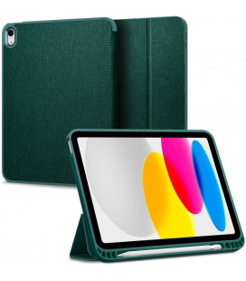Žalias atverčiamas dėklas Apple iPad Pro 10.9 2022 planšetei "Spigen Urban Fit"