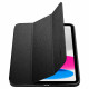 Juodas atverčiamas dėklas Apple iPad Pro 10.9 2022 planšetei "Spigen Urban Fit"