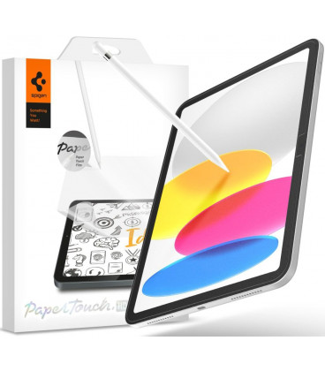 Matinė apsauginė plėvelė Apple iPad 10.9 2022 planšetei "Spigen Paper Touch"