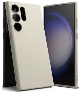 Šviesiai pilkas dėklas Samsung Galaxy S23 Ultra telefonui "Ringke Air S"