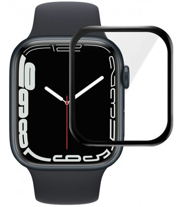 Ekrano apsauga Apple Watch 7 / 8 / 9 (41mm) laikrodžiui "Tempered Glass Acrylic Full Glue"