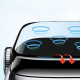 Ekrano apsauga Apple Watch 7 45mm laikrodžiui "Tempered Glass Acrylic Full Glue"