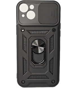 Juodas dėklas Apple iPhone 14 Plus telefonui "Slide Camera Armor"