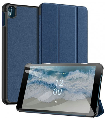 Mėlynas atverčiamas dėklas Nokia T10 planšetei "Dux Ducis Domo"
