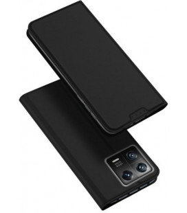 Juodas atverčiamas dėklas Xiaomi 13 telefonui "Dux Ducis Skin Pro"
