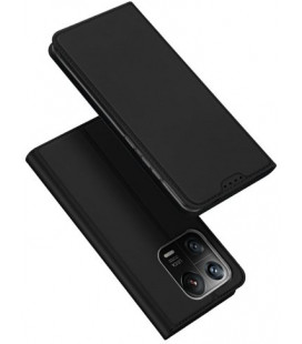 Juodas atverčiamas dėklas Xiaomi 13 Pro telefonui "Dux Ducis Skin Pro"