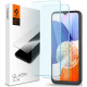 Apsauginis grūdintas stiklas Samsung Galaxy A14 4G / 5G telefonui "Spigen Glas.TR Slim 2-Pack"