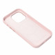 Rožinis odinis dėklas Apple iPhone 14 Pro Max telefonui "Leather Mag Cover"