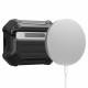 Juodas dėklas Apple Airpods Pro 1 / 2 ausinėms "Spigen Tough Armor MAG Magsafe"