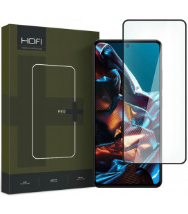 Juodas apsauginis grūdintas stiklas Xioomi Redmi Note 12 Pro 5G / 12 Pro Plus 5G / Poco X5 Pro 5G telefonui "HOFI Glass Pro+"