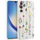 Baltas dėklas Samsung Galaxy A34 5G telefonui "Tech-Protect Mood Garden White"
