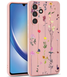 Dėklas Samsung Galaxy A34 5G telefonui "Tech-Protect Mood Garden Pink"
