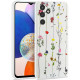 Baltas dėklas Samsung Galaxy A14 4G / 5G telefonui "Tech-Protect Mood Garden White"