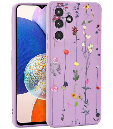Dėklas Samsung Galaxy A14 4G / 5G telefonui "Tech-Protect Mood Garden Violet"