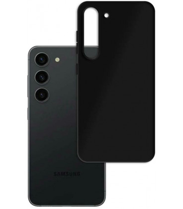 Matinis juodas dėklas Samsung Galaxy S23 5G telefonui "3mk Matt Case"