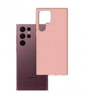 Rožinis dėklas Samsung Galaxy S23 Ultra 5G telefonui "3mk Matt Case"