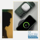 Žalias dėklas Samsung Galaxy S23 telefonui "Caseology Parallax"