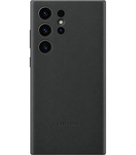 Originalus juodas dėklas "Leather Cover" Samsung Galaxy S23 Ultra telefonui "EF-VS918LBE"