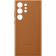 Originalus rudas dėklas "Leather Cover" Samsung Galaxy S23 Ultra telefonui "EF-VS918LAE"