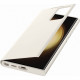Originalus gelsvas atverčiamas dėklas "Clear View Case" Samsung Galaxy S23 Ultra telefonui "EF-ZS918CUE"