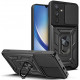 Juodas dėklas Samsung Galaxy A34 5G telefonui "Tech-Protect Camshield Pro"