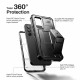 Juodas dėklas Samsung Galaxy A54 5G telefonui "Tech-Protect Kevlar Pro"