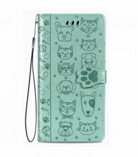 Dėklas Cat-Dog Samsung A546 A54 5G žalias