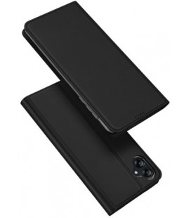 Juodas atverčiamas dėklas Samsung Galaxy A04e telefonui "Dux Ducis Skin Pro"