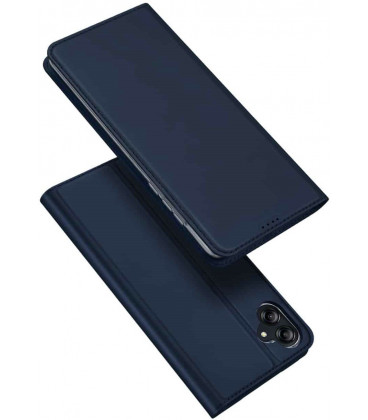 Mėlynas atverčiamas dėklas Samsung Galaxy A04e telefonui "Dux Ducis Skin Pro"